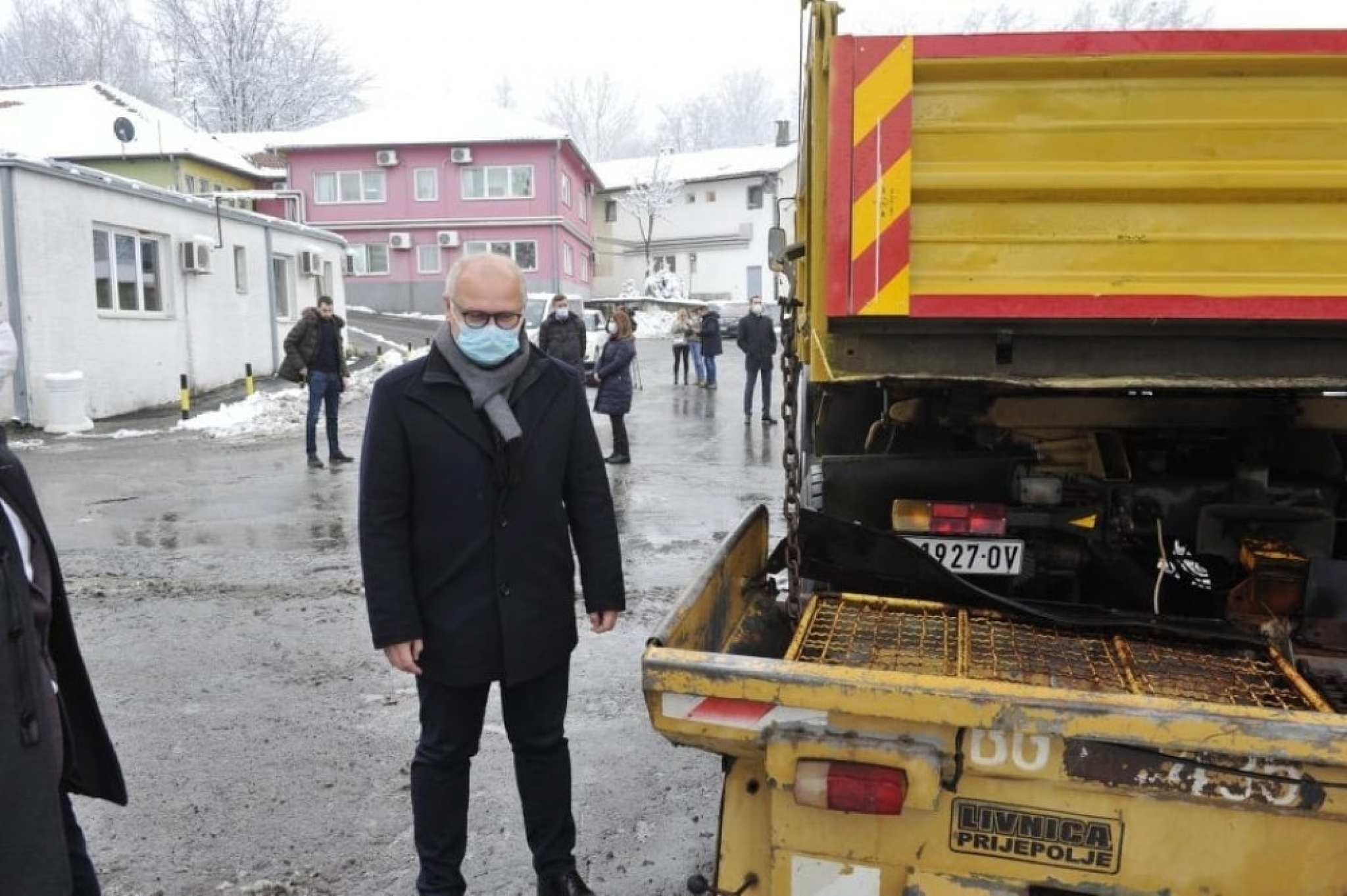 Goran Vesić. sneg, kamion, čišćenje snega