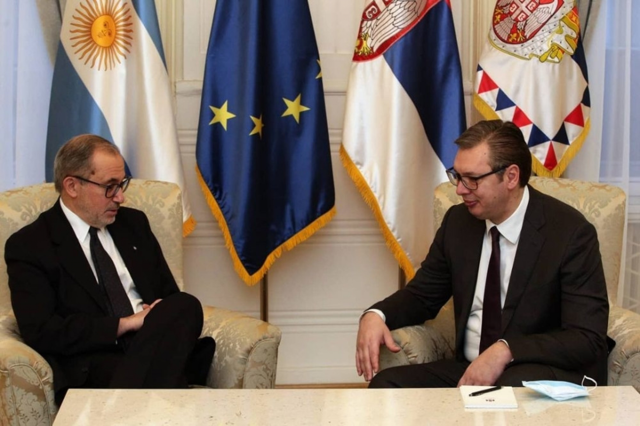 Estanislao Zavels i Aleksandar Vučić