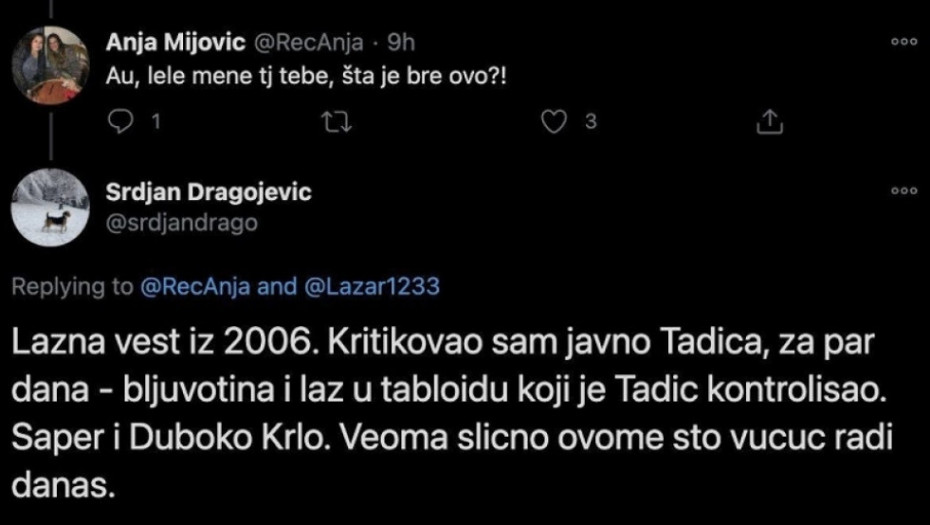 Ana Stanić, Srđan Dragojević
