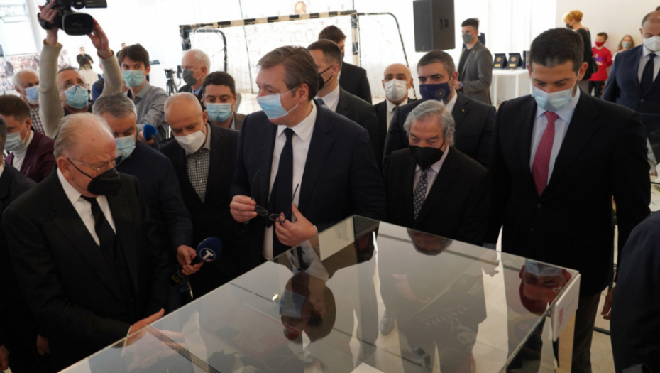 Aleksandar Vučić i Dušan Duda Ivković