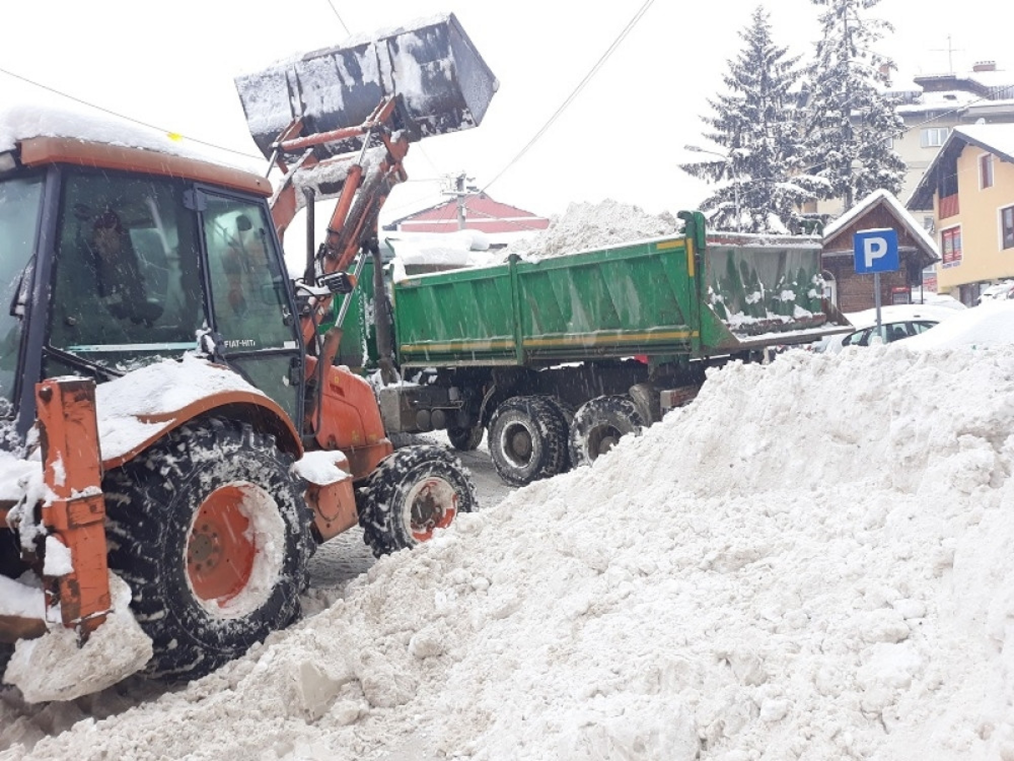 Sneg u Novoj Varoši