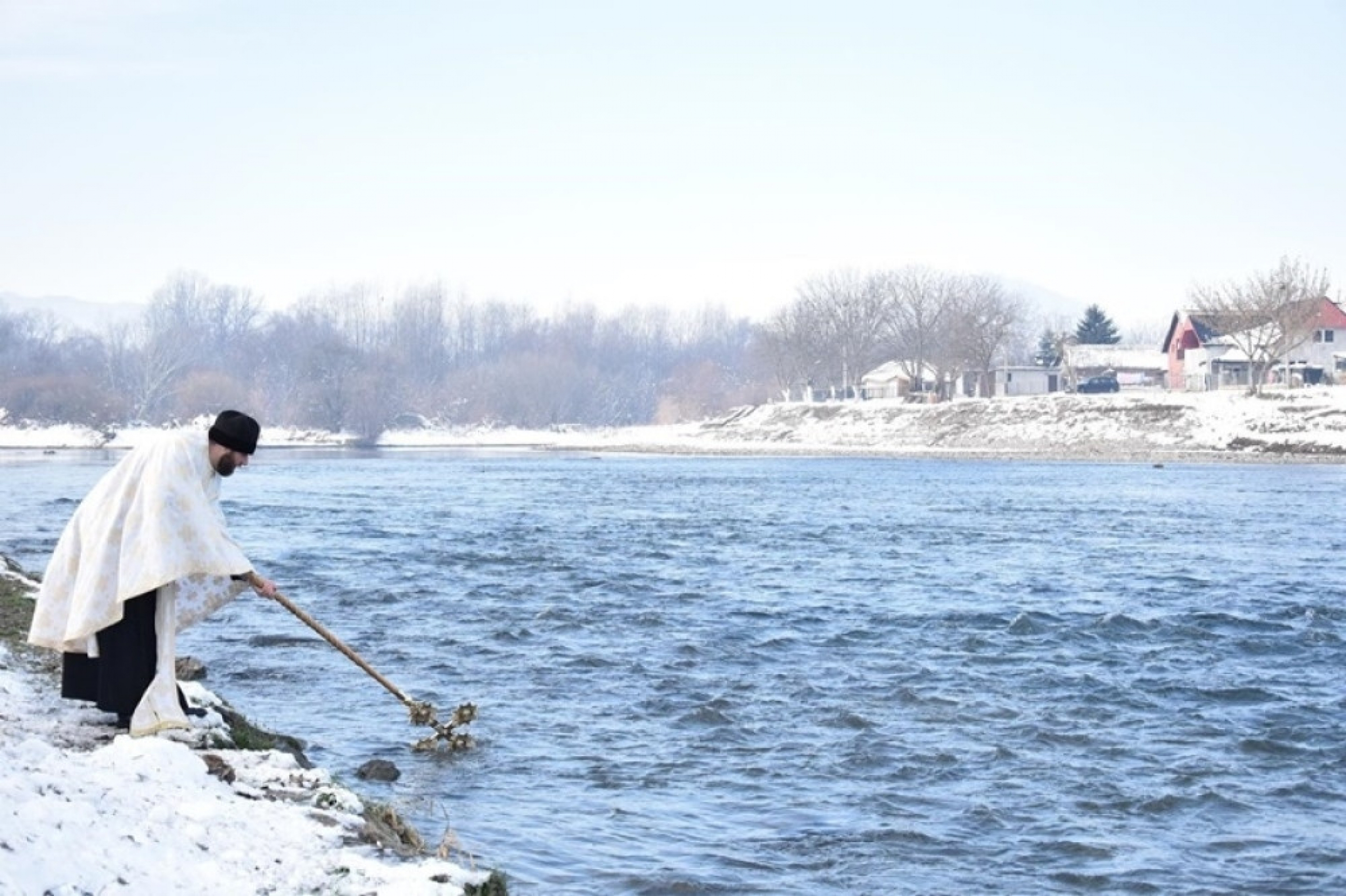 Priboj, plivanje za Časni krst
