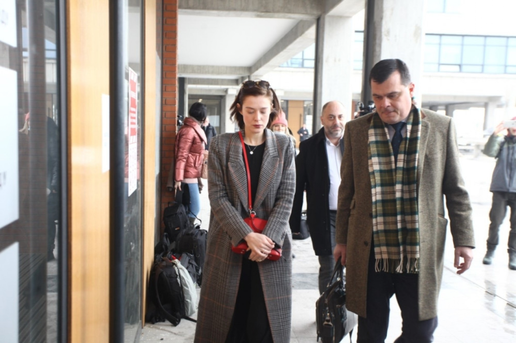Milena Radulović dolazi u sud 