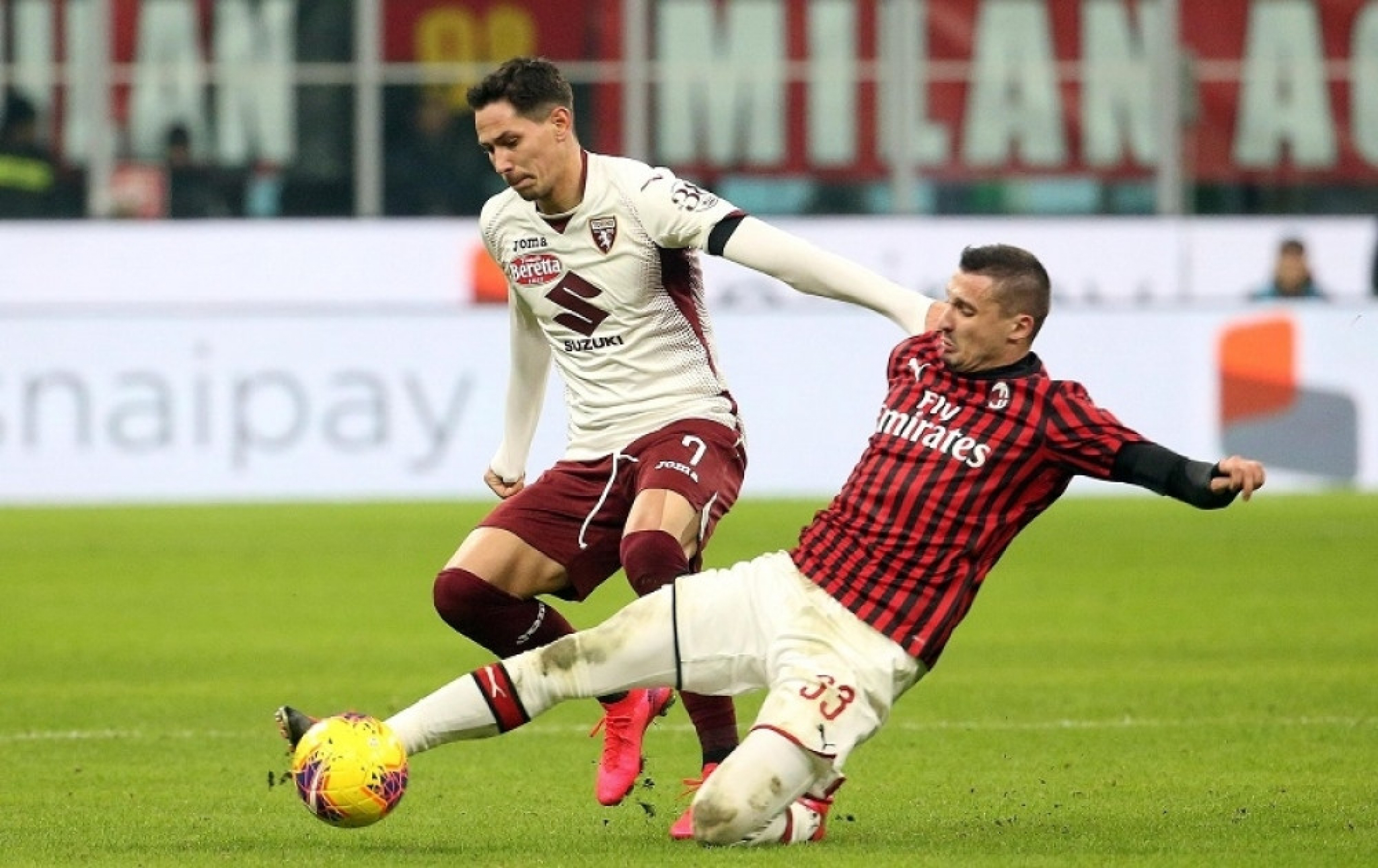 Saša Lukić (Torino) i Rade Krunić (Milan)