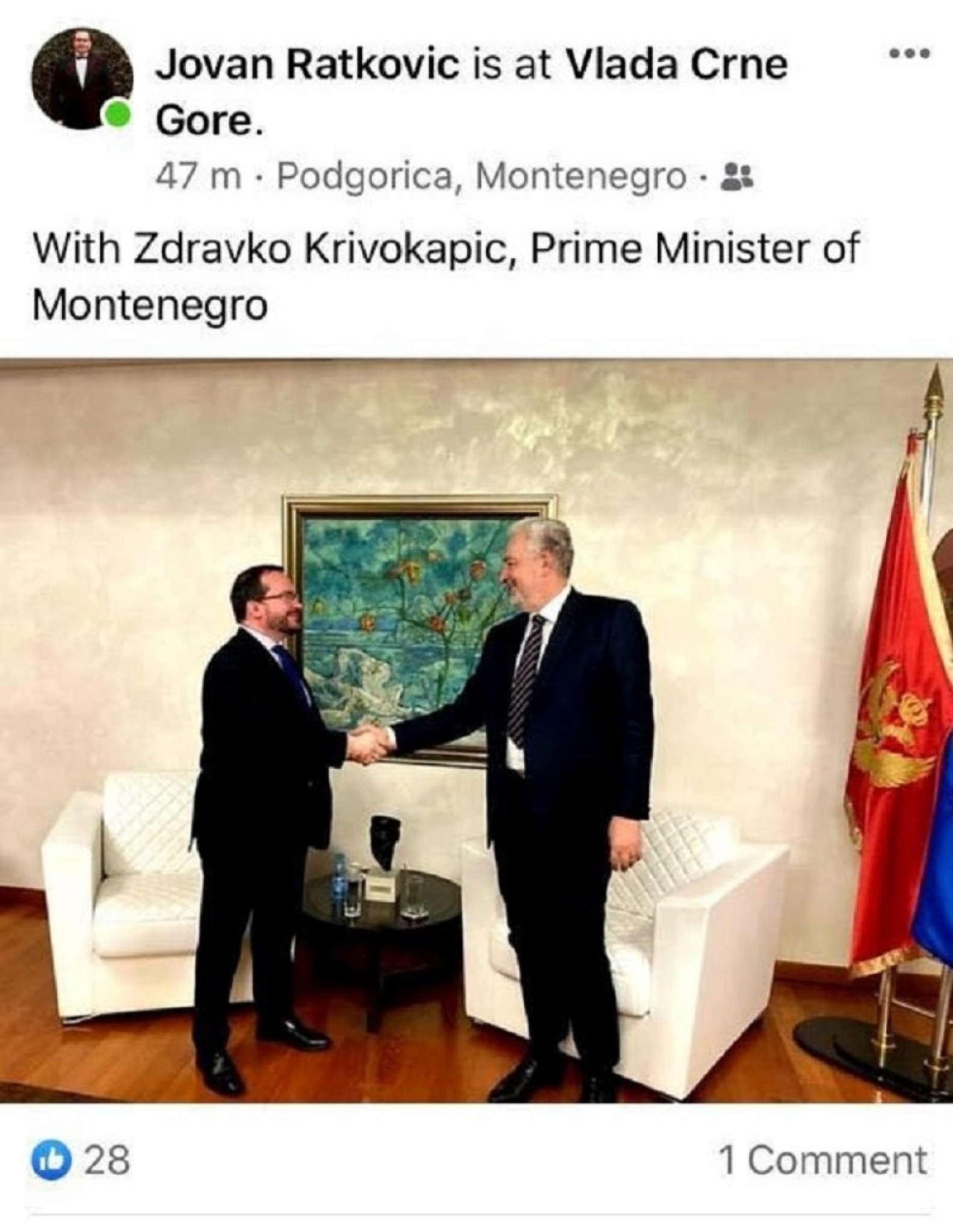 Jovan Ratković i Zdravko Krivokapić