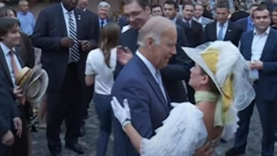 Ljiljana Jakšić i Džo Bajden 