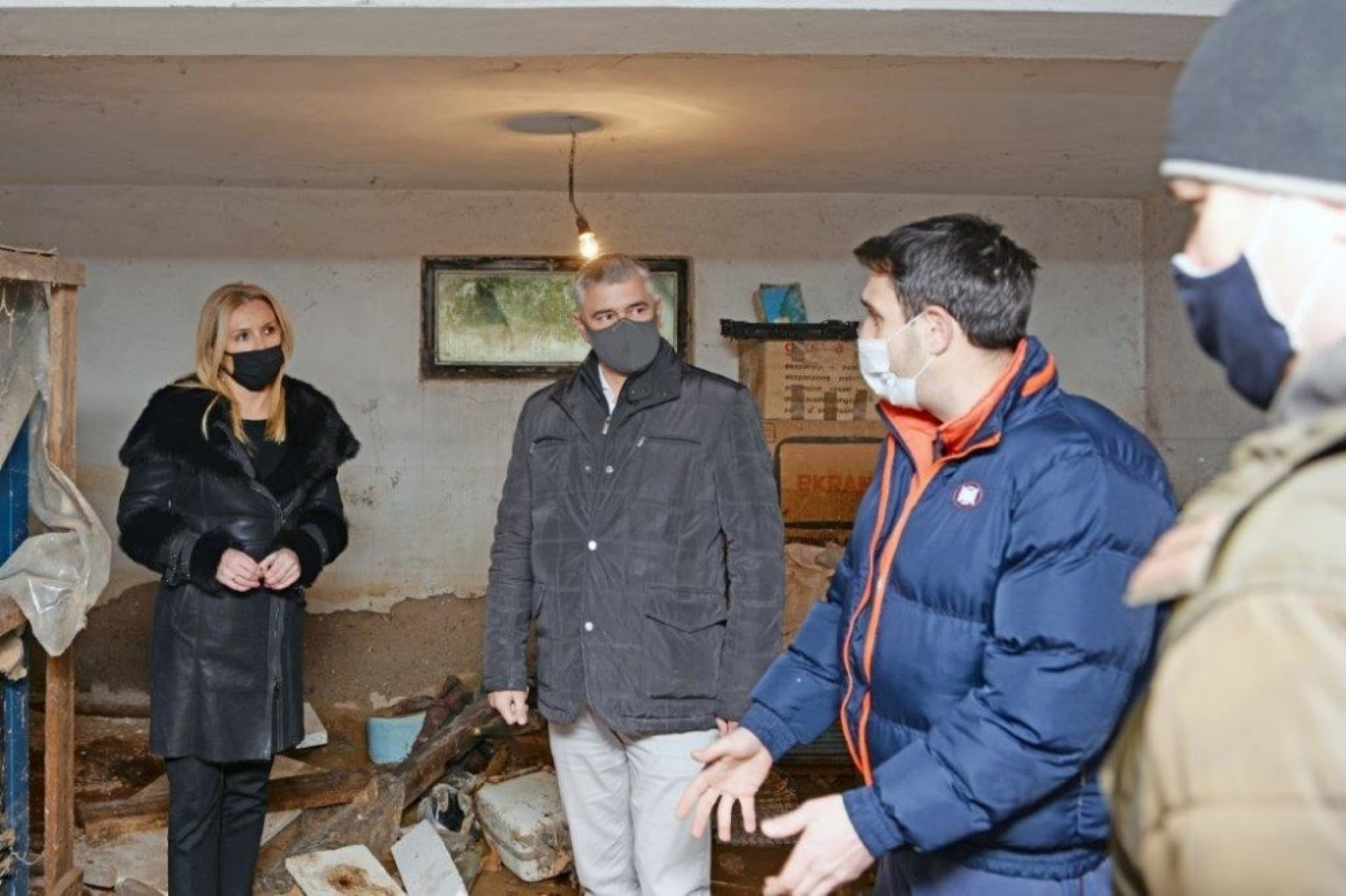 Stanković i Dimitrov obišli poplavljenu kuću