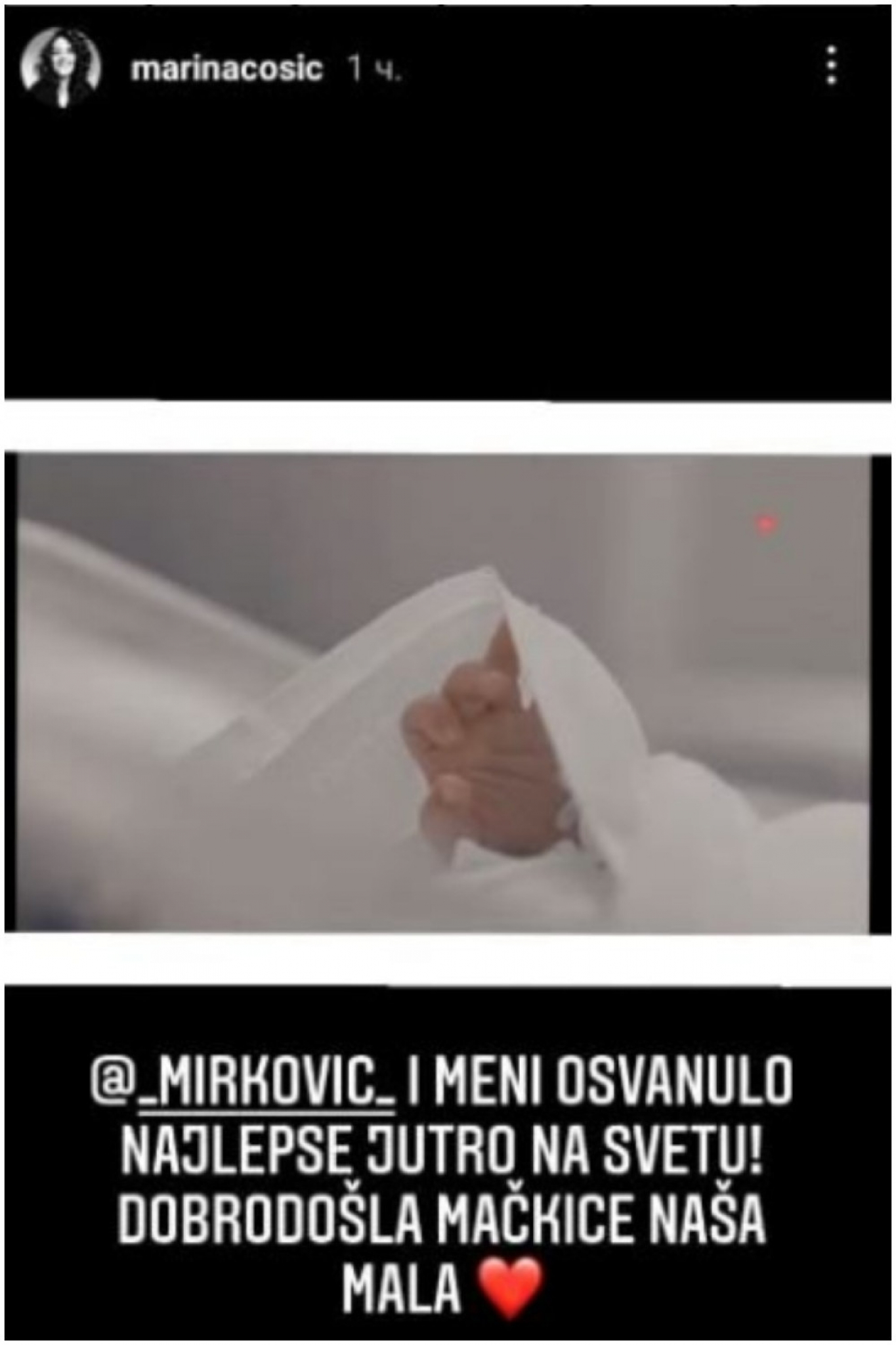 Marina Ćosić postala mama