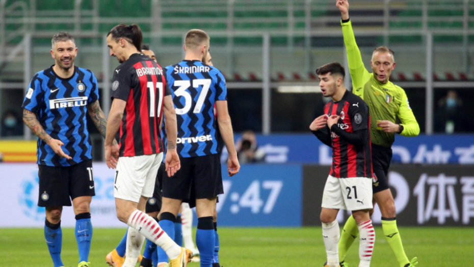 Zlatan Ibrahimović (Milan) Aleksanar Kolarov (Inter)