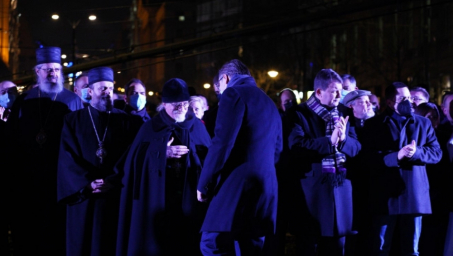 Otkrivanje spomenika Stefanu Nemanji