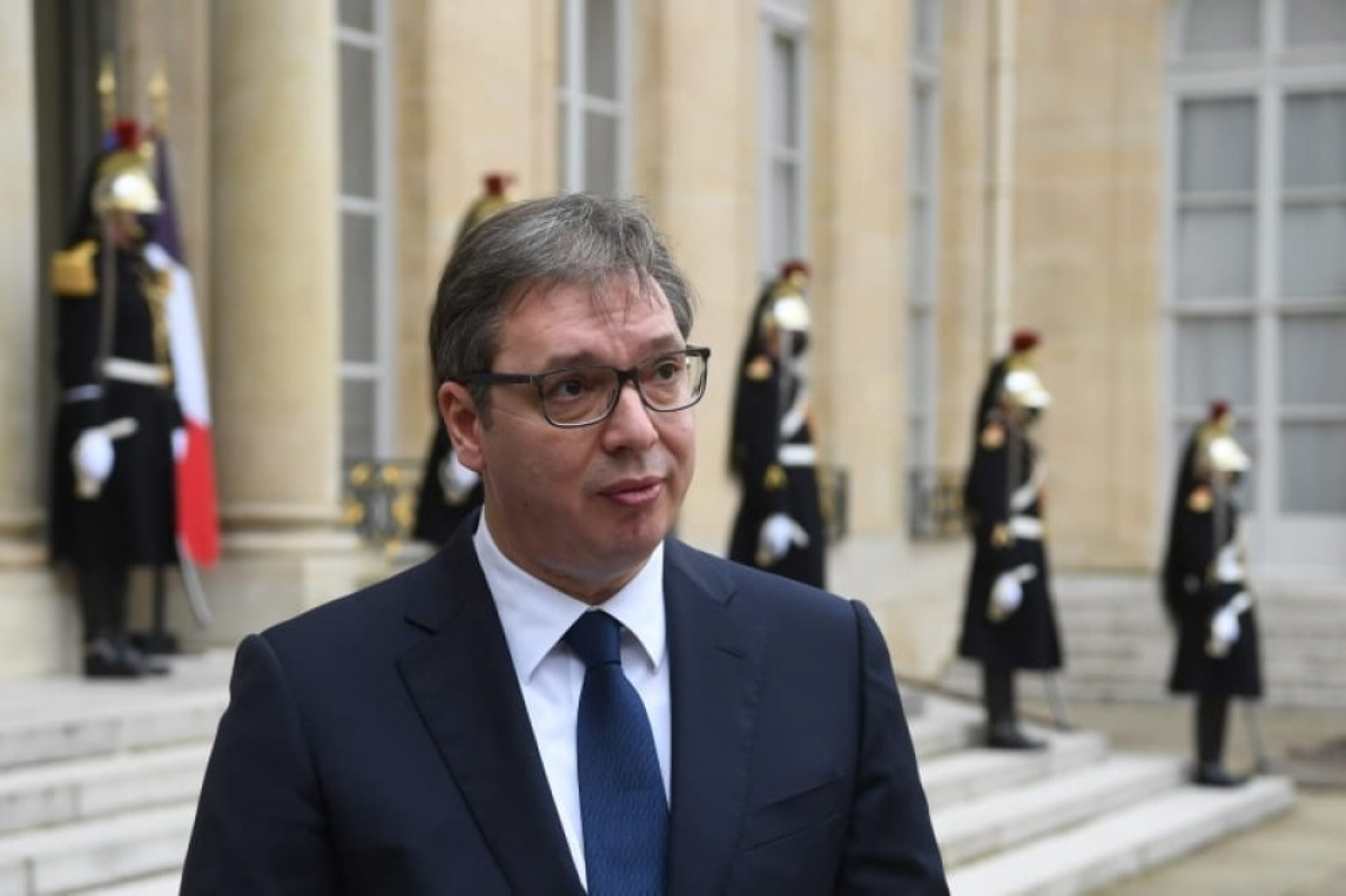 Aleksandar Vučić i Makron