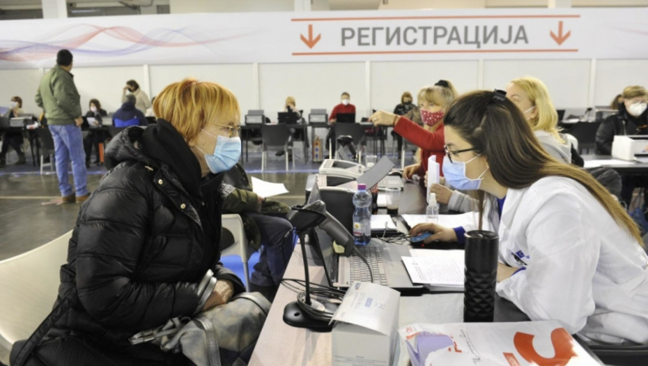 Vedrana Rudan na vakcinaciji u Beogradu 