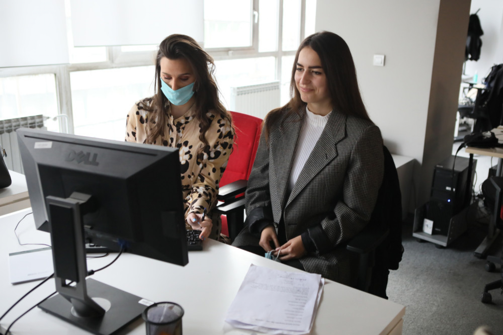 Marina Stojaković u radnom okruženju 