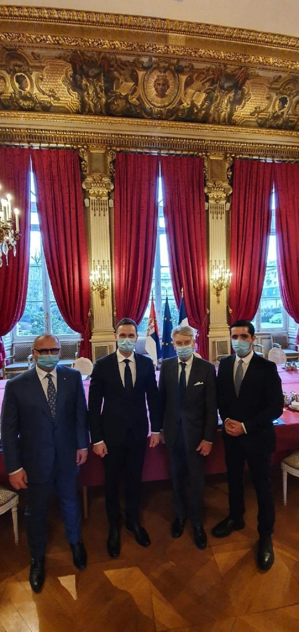 Goran Vesić, Siniša Mali, Alan Rišar, Tomislav Momirović