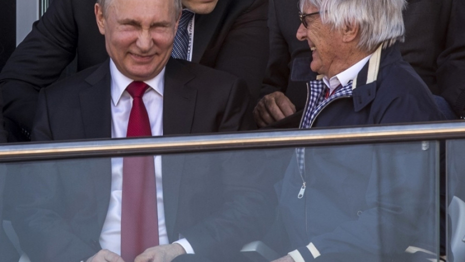 Vladimir Putin i Berni Ekleston