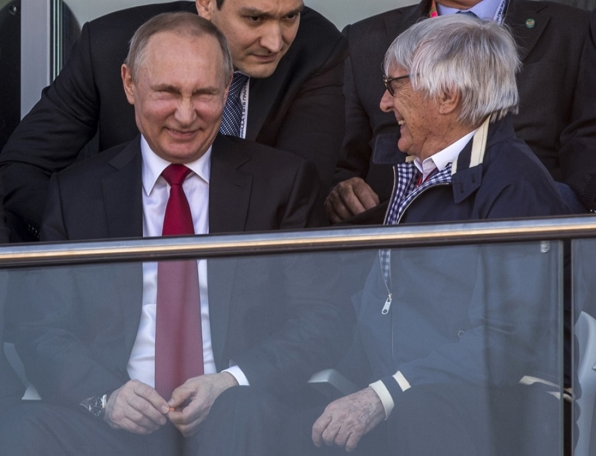 Vladimir Putin i Berni Ekleston