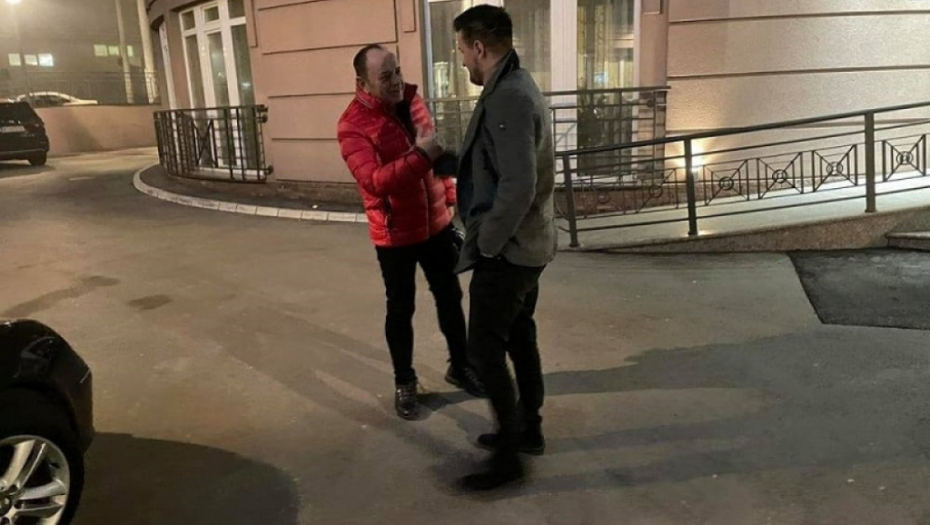 Mile Kitić i estradni menadžer Amer Hodžić