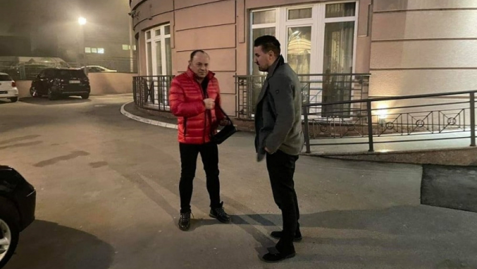 Mile Kitić i estradni menadžer Amer Hodžić