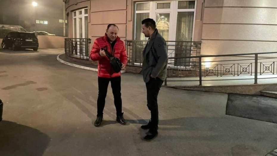 Mile Kitić i estradni menadžer Amer Hodžić