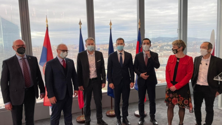 Delegacija Srbije potpisuje sporazum o saradnji sa Lionom