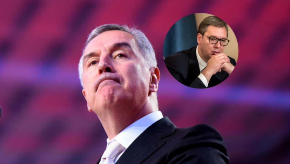 Milo Đukanović i Aleksandar Vučić