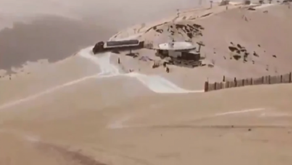 Crveni sneg u Nemačkoj