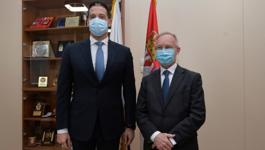 Udovičić i ambasador Jan Bratu