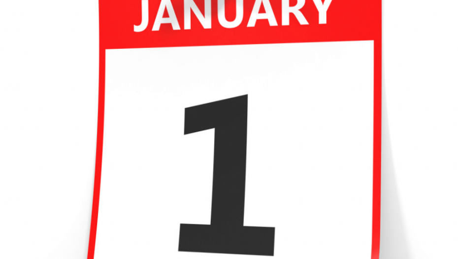 prvi januar, kalendar, dan u nedelji