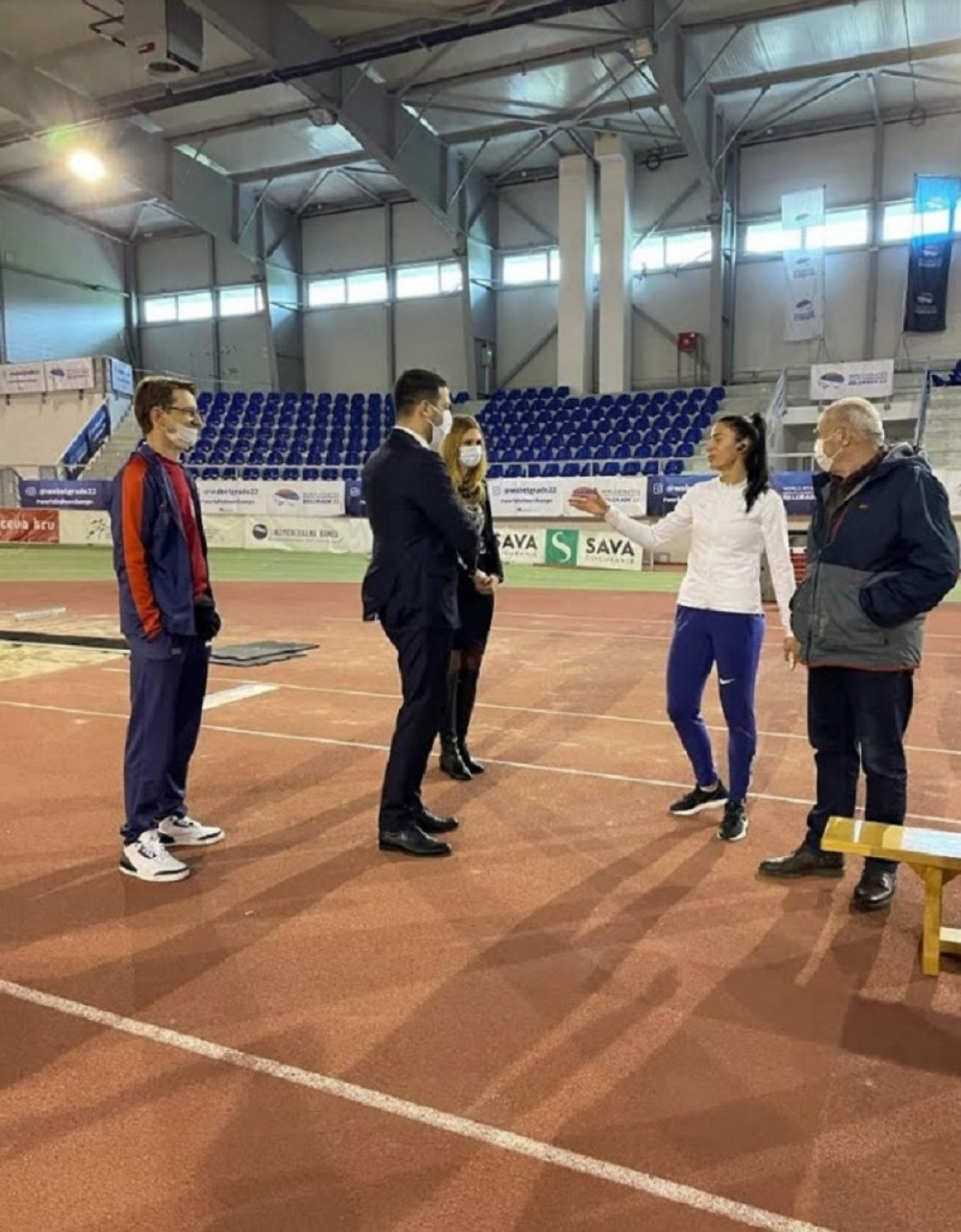 Udovičić posetio naše najbolje atletičare