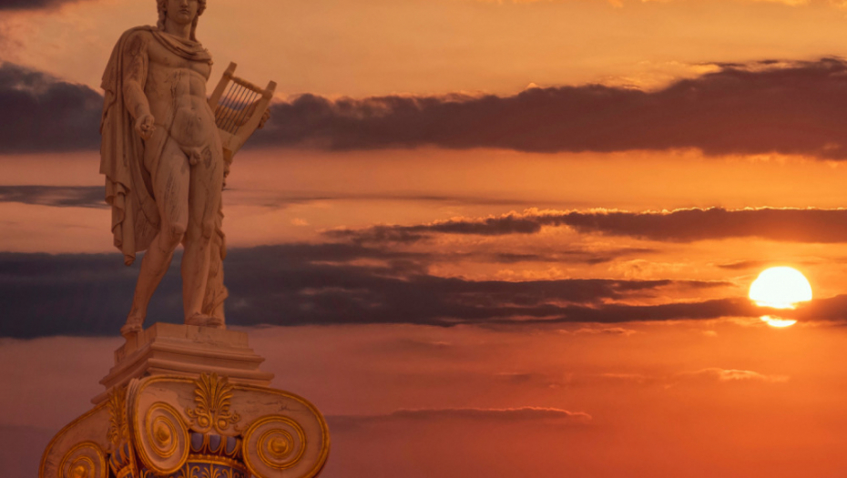 grčka, muzika, statua