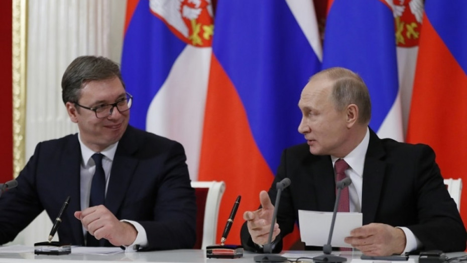 Aleksandar Vučić i Vladimir Putin