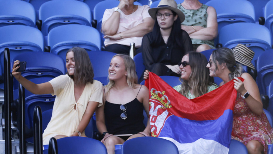 Novak Đoković, navijačice
