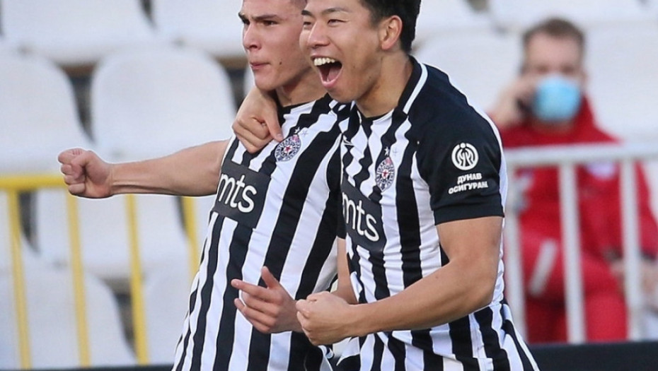 Filip Stevanović i Takuma Asano (Partizan)