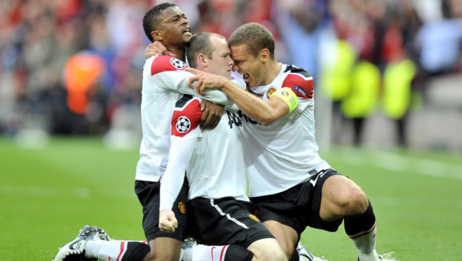 Vejn Runi i Nemanja Vidić (Mančester Junajted)