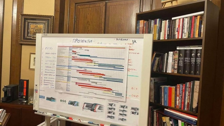 Radna tabla Gorana Vesića