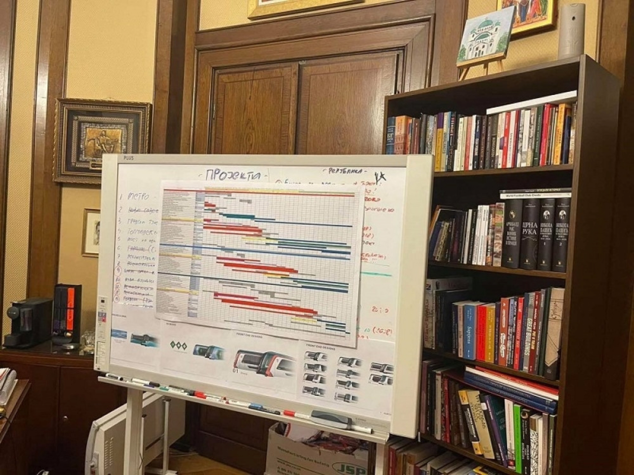 Radna tabla Gorana Vesića