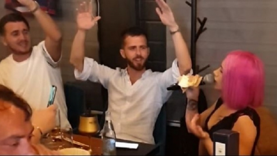 Miralem Pjanić i Stela Rade