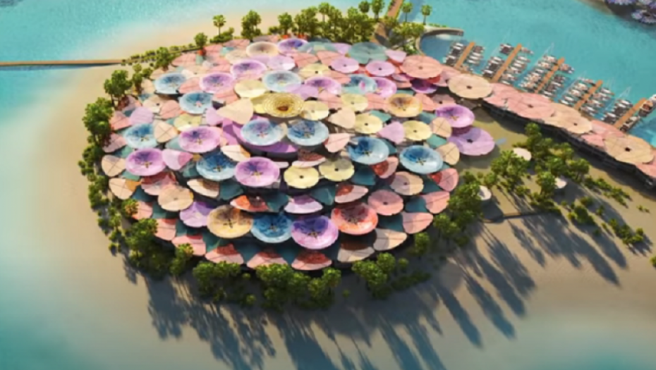 saudiska arabija, koralni svet, ostrvo