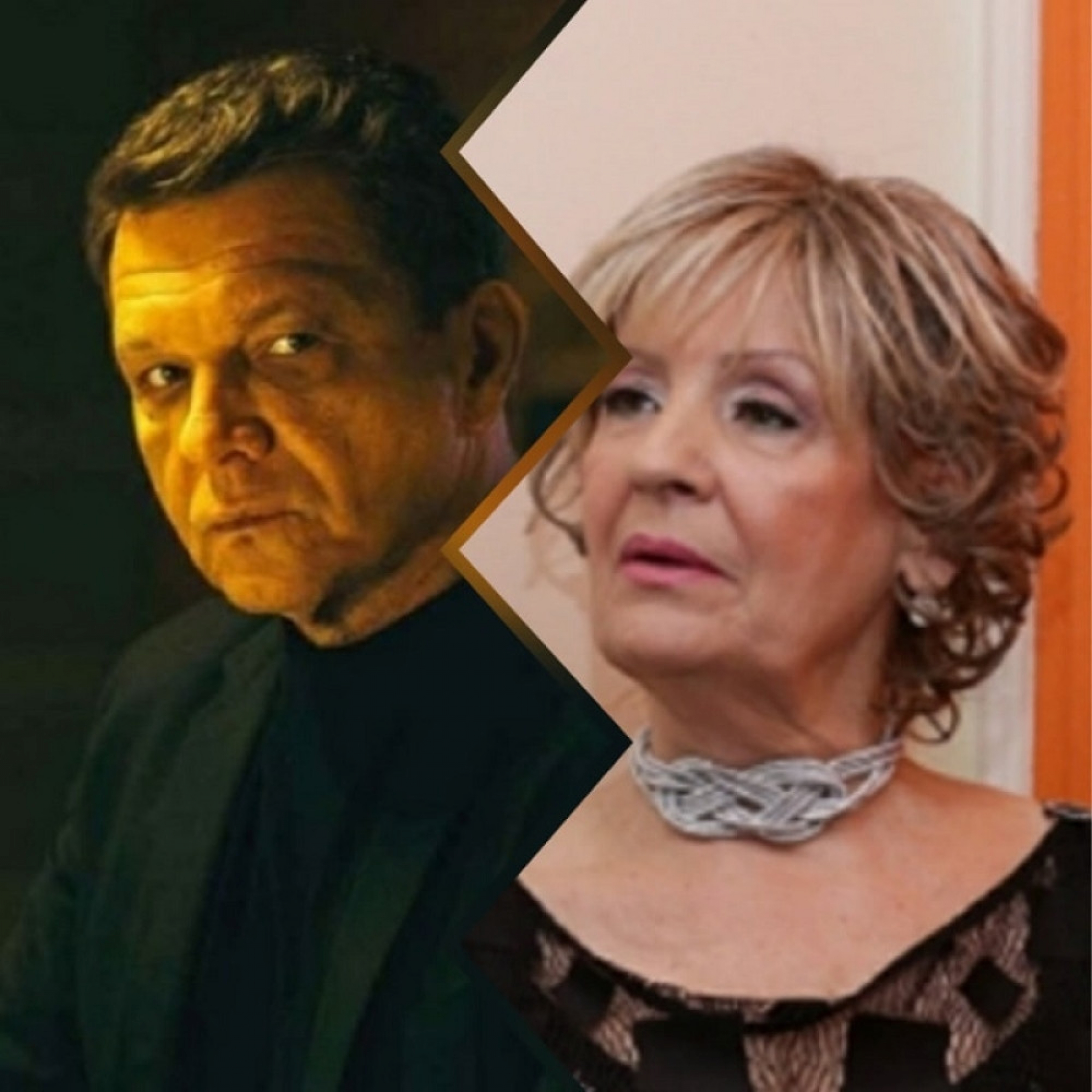 Dragan Bjelogrlić i Lepa Lukić