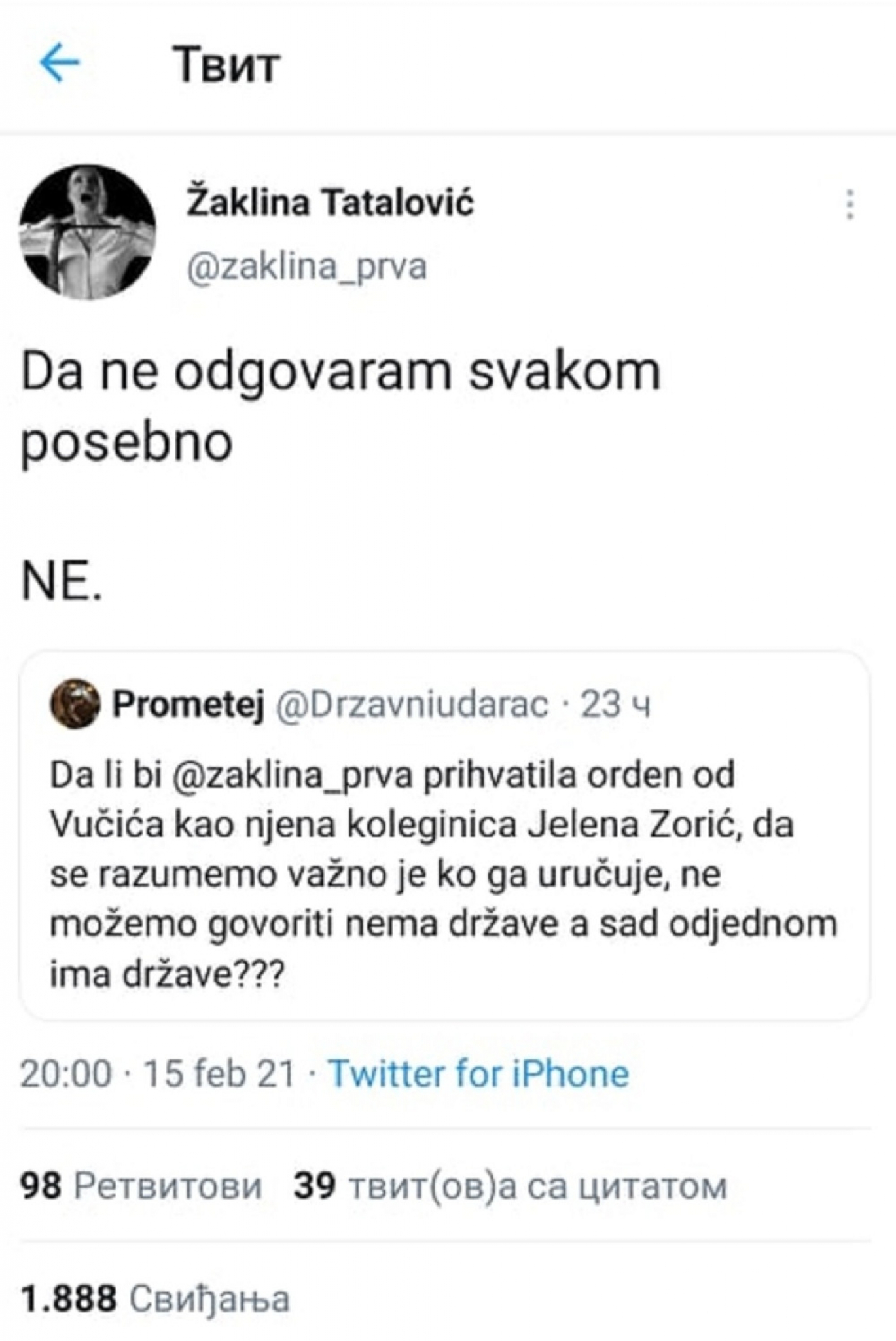 Žaklina Tatalović