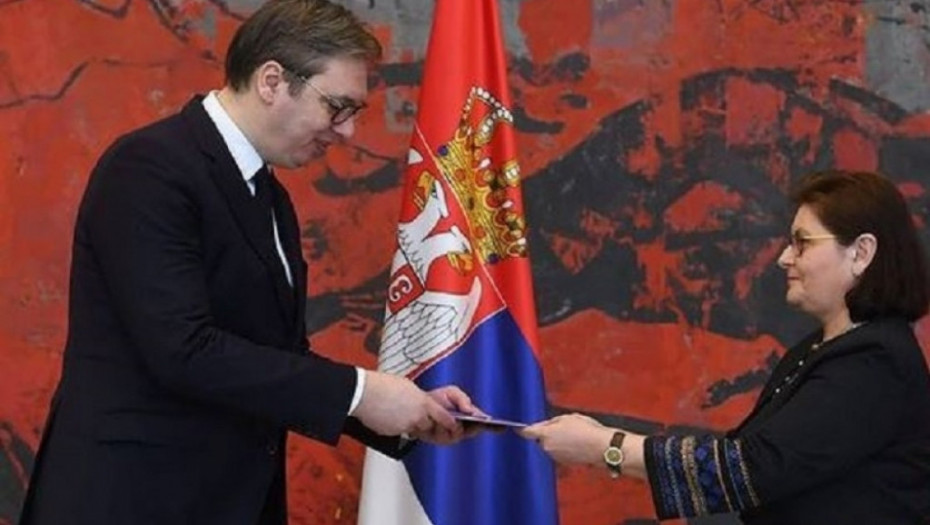 Vučić sa novom ambasadorkom Rumunije