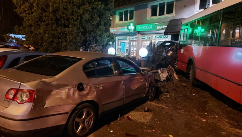 udes u Bulevaru kralja Aleksandra