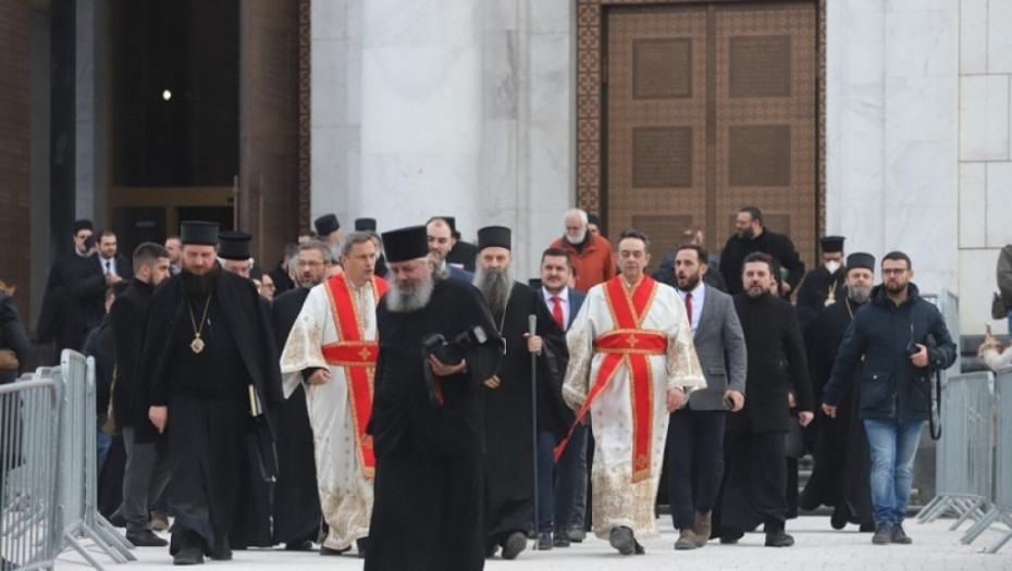 partijarh porfirije hram svetog save spc