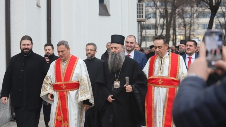 partijarh porfirije hram svetog save spc