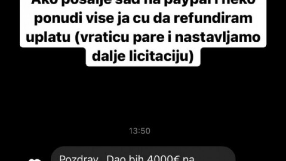 Čodina licitacija za naočare Teodore Džehverović