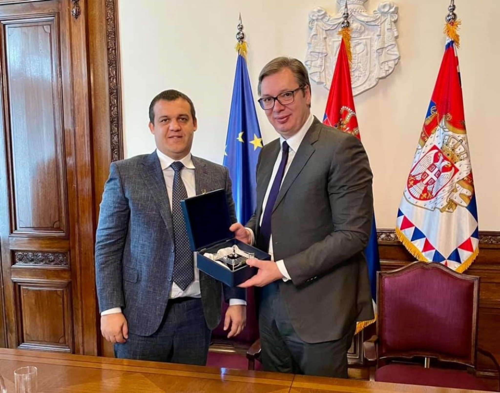 Umar Kremlev, Aleksandar Vučić