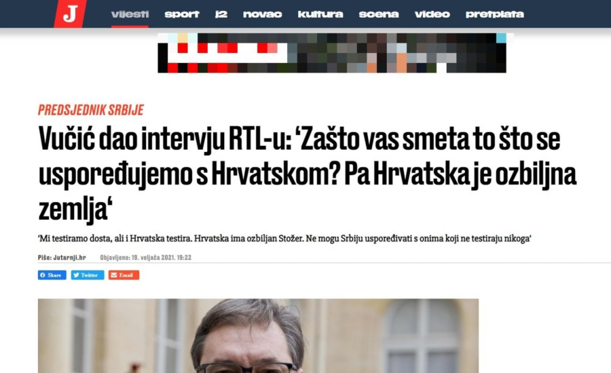 Vučićev intervju 