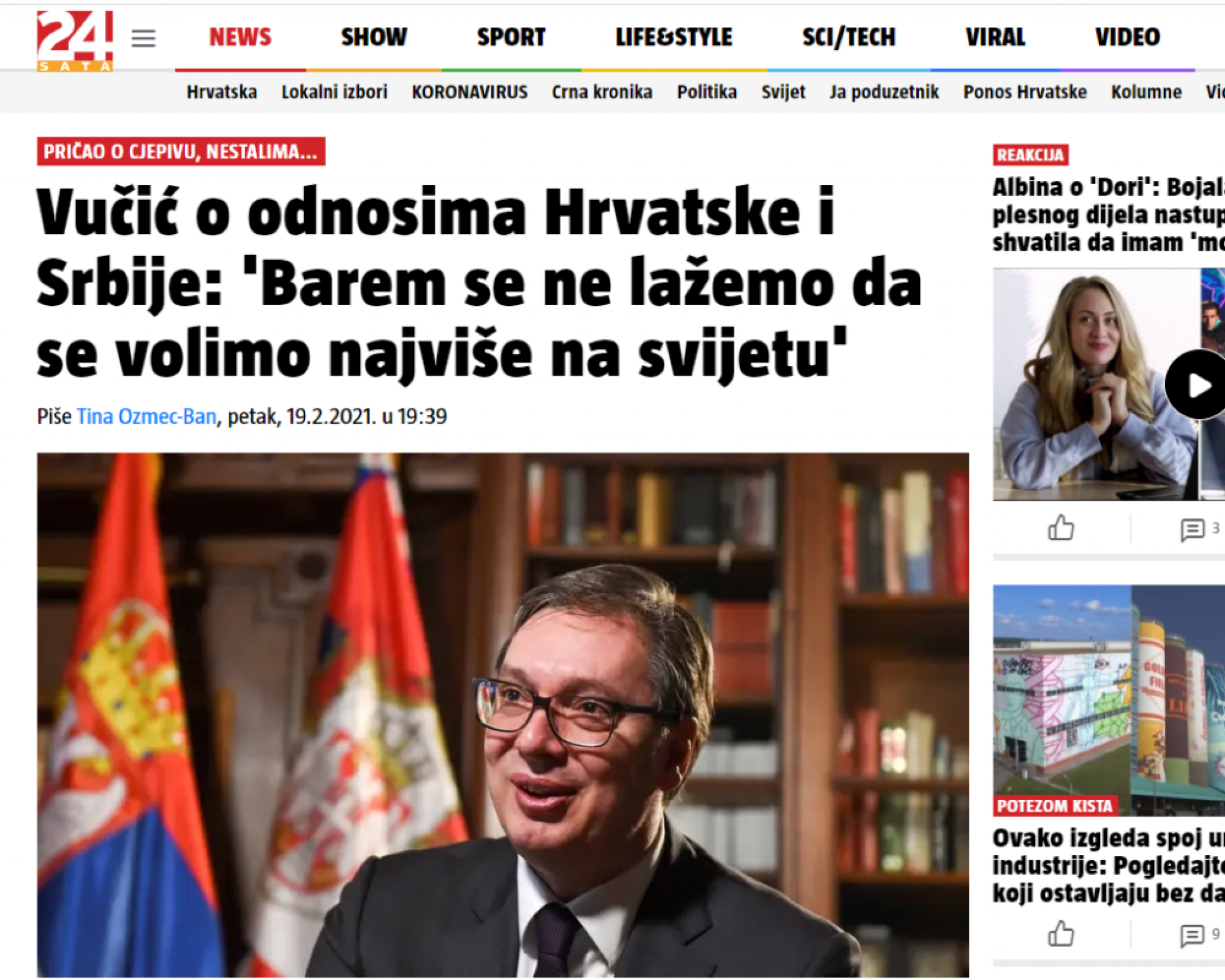 Vučić intervju 