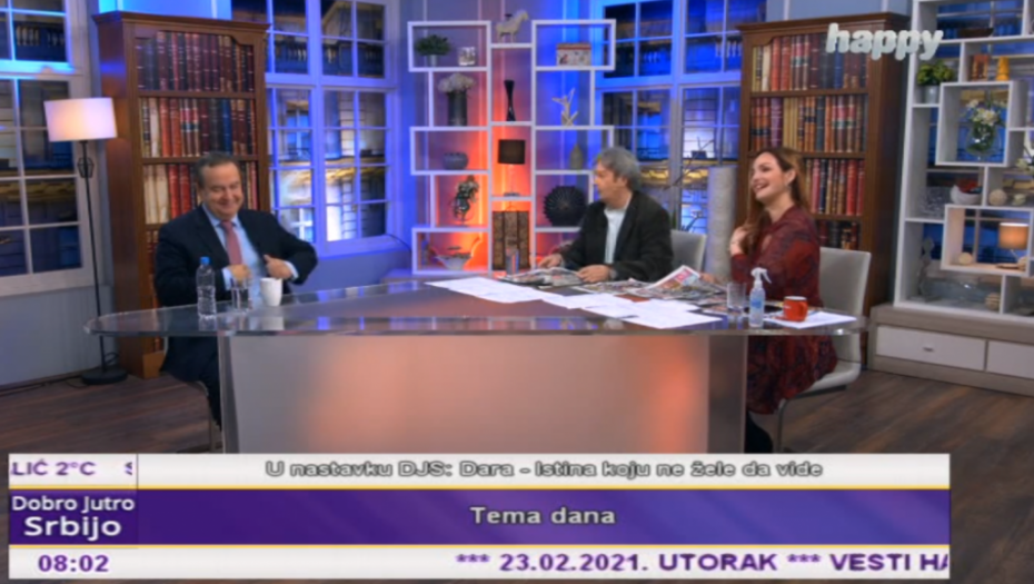 Ivica Dačić Milomir Marić jutarnji program