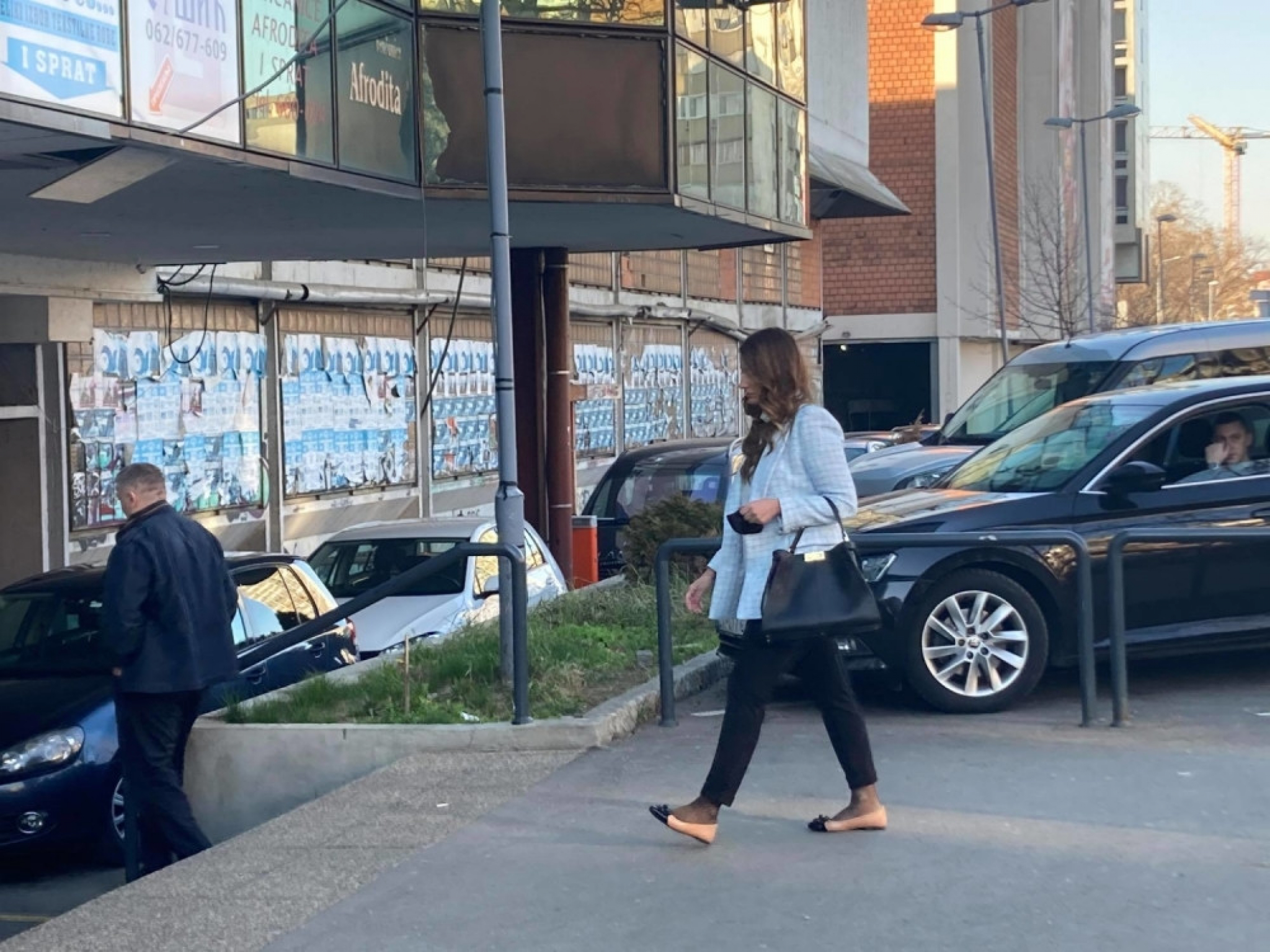 Nela Kuborović dolazi na sastanak Predsedništva SNS